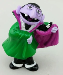 Count von Count with a bat