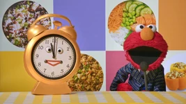 clock in Sesame Street Episode 5433