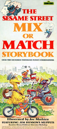 The Sesame Street Mix or Match Storybook 1977