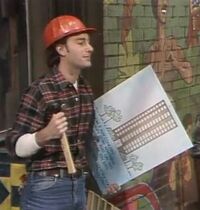 Peter FriedmanJiffy Construction worker Sesame Street Episode 0956