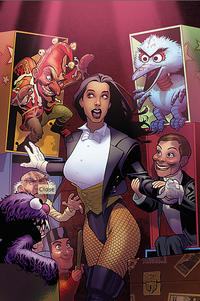 Zatanna #8 (2011) cover art by Stephane Roux