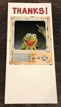 Hallmark 1982 kermit tv card 1