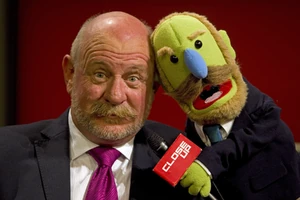 Mark Sainsbury and his Muppet likeness.