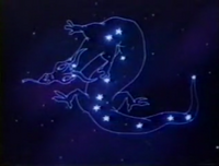 Draco, the dragon in Muppet Babies "Where No Muppet Has Gone Before"