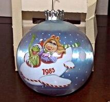 "Muppets," 1983 Satin Ball (front)