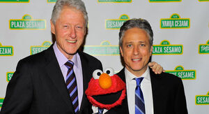 2012 Sesame Gala Bill Clinton Jon Stewart