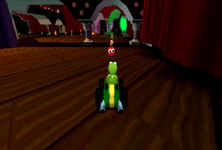 Muppet RaceMania (character select screen, test drive section and battle arena)