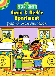 Ernie & Bert's Apartment Sticker Activity Book 2010 ISBN 0486330710