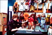 Stevenson at the Muppet Workshop in 1977