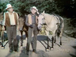 Lorne Greene 2 horses from 3