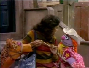 Rosie accuses  of trying to steal her horse.