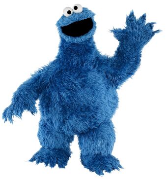 cookie monster teddy bear