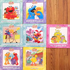 Elmo's learning adventure books