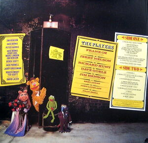 Muppet show album back cover