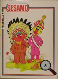 Ernie as an Indian, Bert... as well