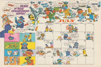 The Sesame Street 1974 Activity Calendar | Muppet Wiki | Fandom