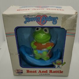 Baby Kermit boat and rattle 1989