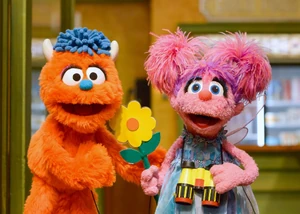 Rudy and his stepsister, Abby Cadabby.