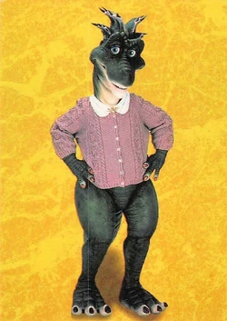 Dinosaurs trading card 04a