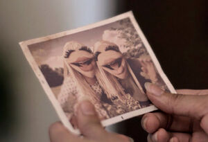 Janice and her estranged twin sister.