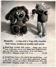 Ideal muppet 1966 sears catalog