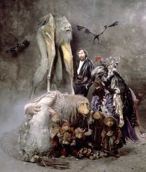 Jim Henson and Dark Crystal creatures