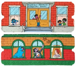 Sesame Street American Bricks 1977