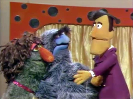 MrandMrsGame2.jpg (80 KB) Orange Gold Anything Muppet Puppet first appeared as a character for FHA commercials in the mid-1960s, then later as Conrad Love before becoming Guy Smiley and other similarly-designed characters.