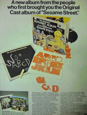 1971 Muppet Alphabet Album ad