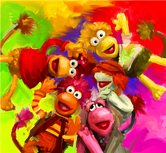 Fraggle Rock wall graphics