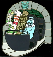 Haunted Mansion Doombuggy - The Swedish Chef and Sam the Eagle with Phineas May 12, 2012 Walt Disney Imagineering Cast Pin