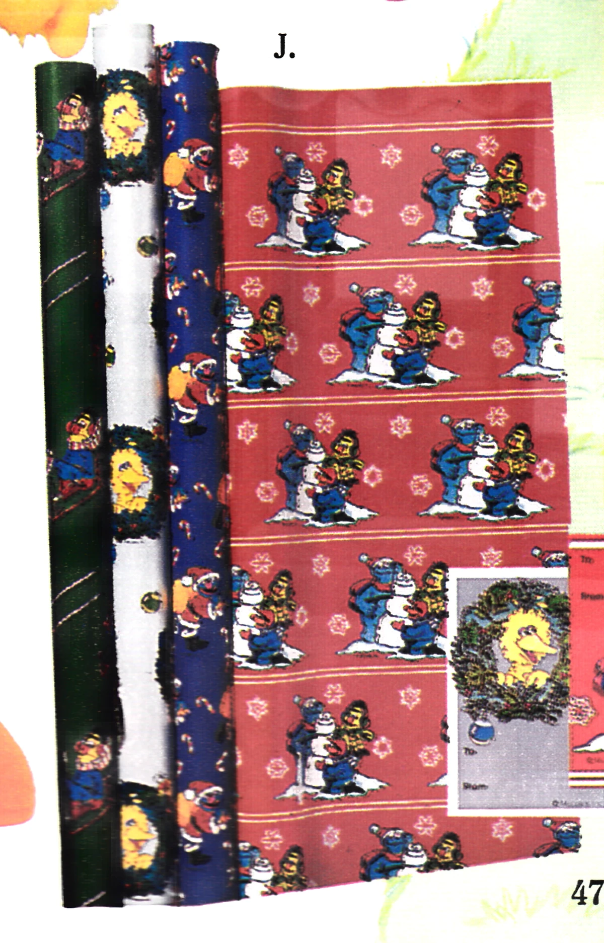 Sesame Street wrapping paper (Applause) Muppet Wiki Fandom