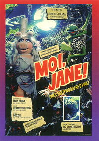 "Moi, Jane!" reused in the 1993 Muppet Trading Cards set