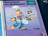 Bart a sucré son dictionnaire
