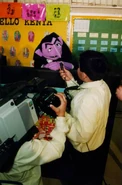 Up-close and personal, Student reporters interview Count von Count