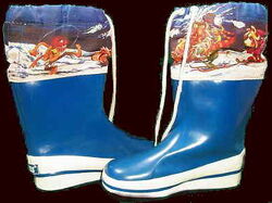 1981 snow boots art by Daryl Cagle