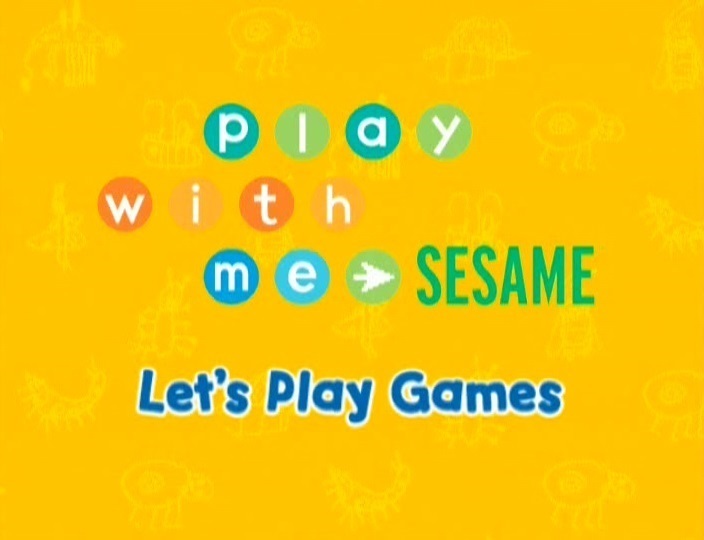 Play With Me Sesame: Lets Play Games - DVD By Various - GOOD