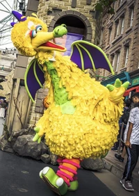 Big Bird at Universal Studios Singapore