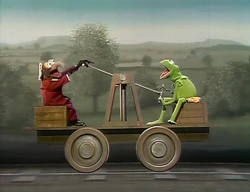 Gonzo and Kermit in The Muppet Show episode 308