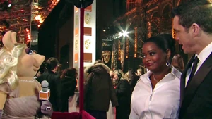 At the BAFTA Awards with Miss Piggy in 2012.