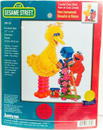 Big Bird and Elmo with a birdhouse 1998 68-35