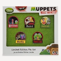 Muppets Most Wanted Limited Edition Pin Set (box) January 2014 Disney Parks and Disney Store