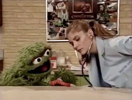 "Gina" (with Elizabeth and Sesame Street Animals)