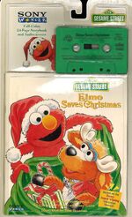 Elmo Saves Christmas book and tape