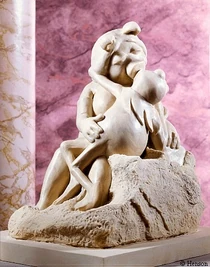 Miss Piggy and Kermit in "The Smooch" for Miss Piggy's Art Masterpiece Calendar (1984)