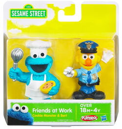 Playskool, Toys, Playskool Sesame Street Cookie Monster On The Go Case  Numbers Cookies