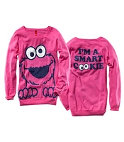 Knit, pink Cookie sweatshirt Fall 2010