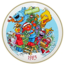 Sesame Street Gorham plates 1983