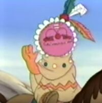 Baby Animal as a Native American on "Transcontinental Whoo-Whoo"