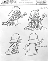 "Animal Vader" model sheet/turnaround